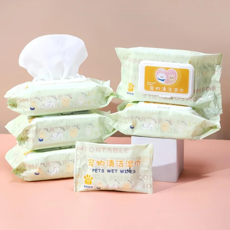 Pet Cleaning Wet Wipes